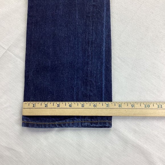 Uniqlo Men’s Selvedge Jeans Size 31x32 Slim Straight Fit Blue Denim - Picture 11 of 14